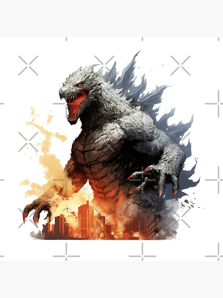 Monarch Legacy Of Monsters Godzilla Throw Pillow - Image 2