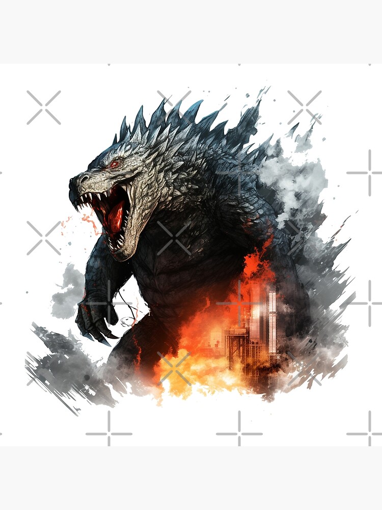 Hot Legacy Of Monsters Godzilla Throw Pillow - Image 2