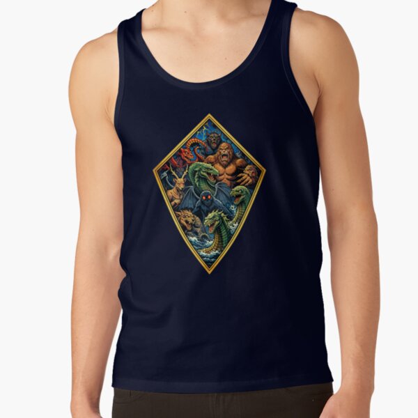 Cryptid Mashup Art Tank Top - Image 5