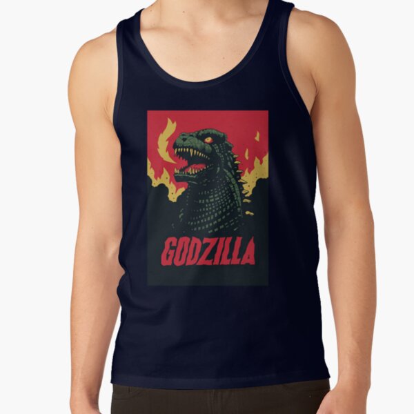 Raw Roaring Godzilla Tank Top - Image 5