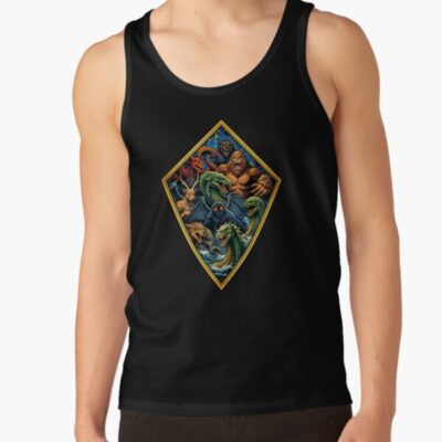 Cryptid Mashup Art Tank Top