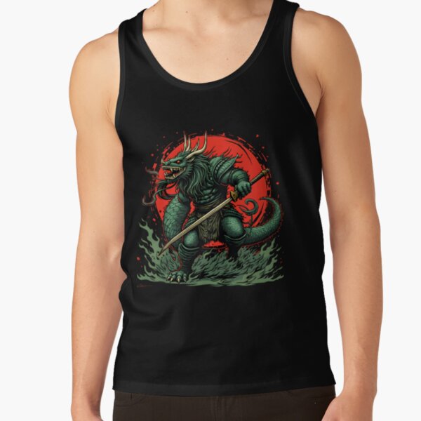 Mythical Dragon Warrior Tank Top