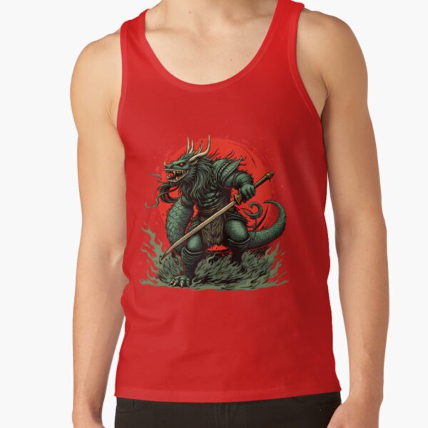 Mythical Dragon Warrior Tank Top - Image 4