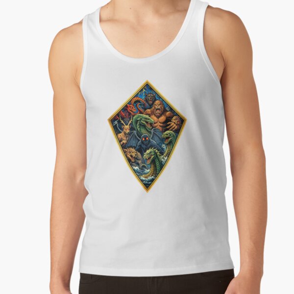 Cryptid Mashup Art Tank Top - Image 2