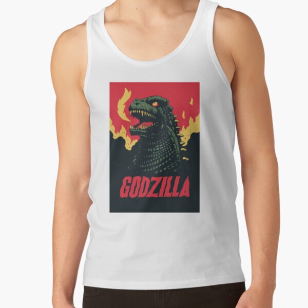 Raw Roaring Godzilla Tank Top - Image 2