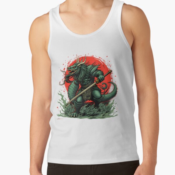 Mythical Dragon Warrior Tank Top - Image 2