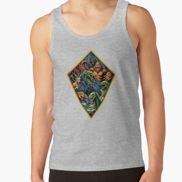Cryptid Mashup Art Tank Top - Image 3