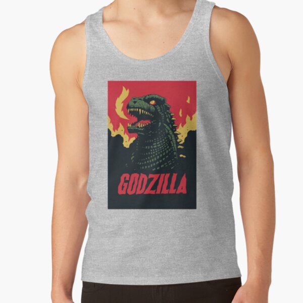Raw Roaring Godzilla Tank Top - Image 3