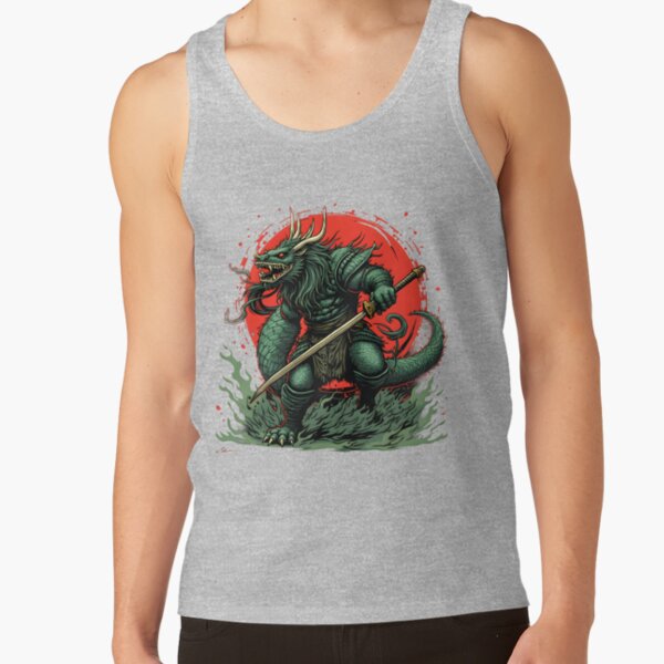 Mythical Dragon Warrior Tank Top - Image 3