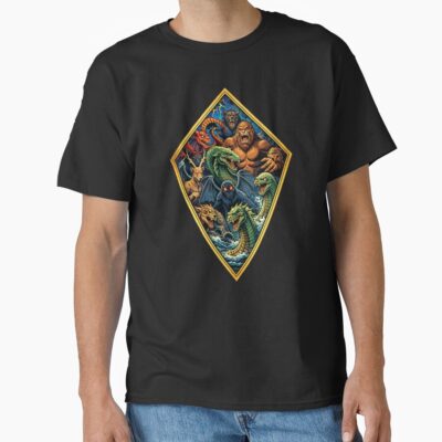 Cryptid Mashup Art T-shirt