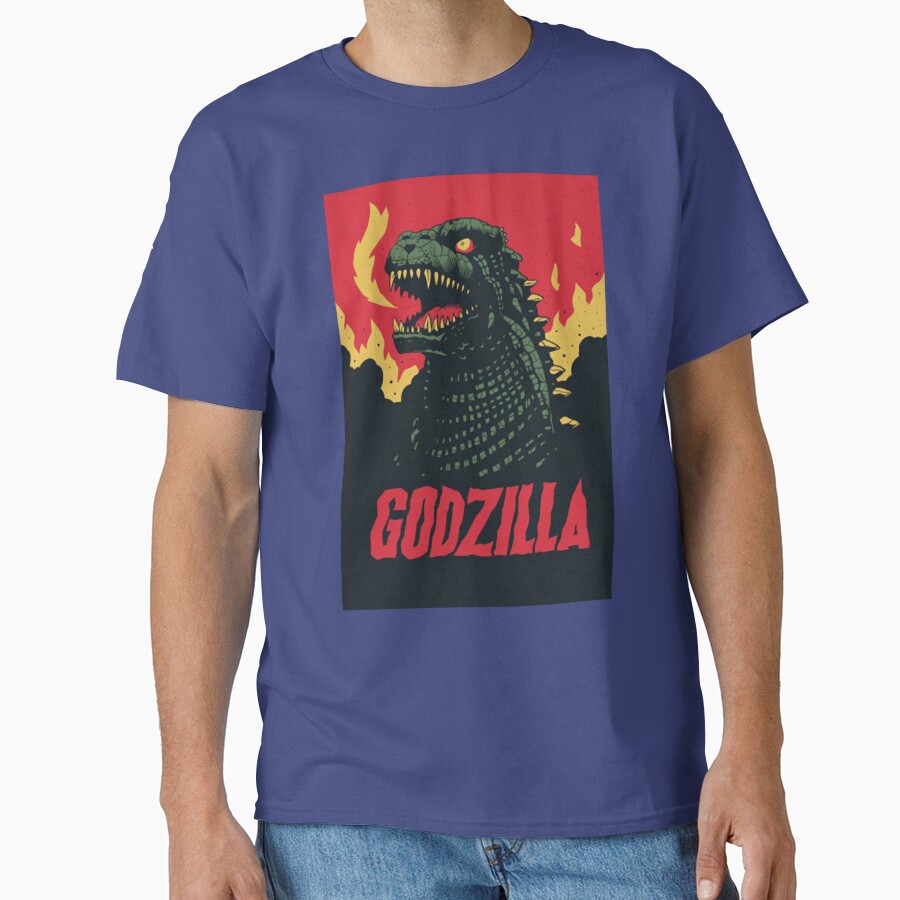 Raw Roaring Godzilla T-shirt - Image 4