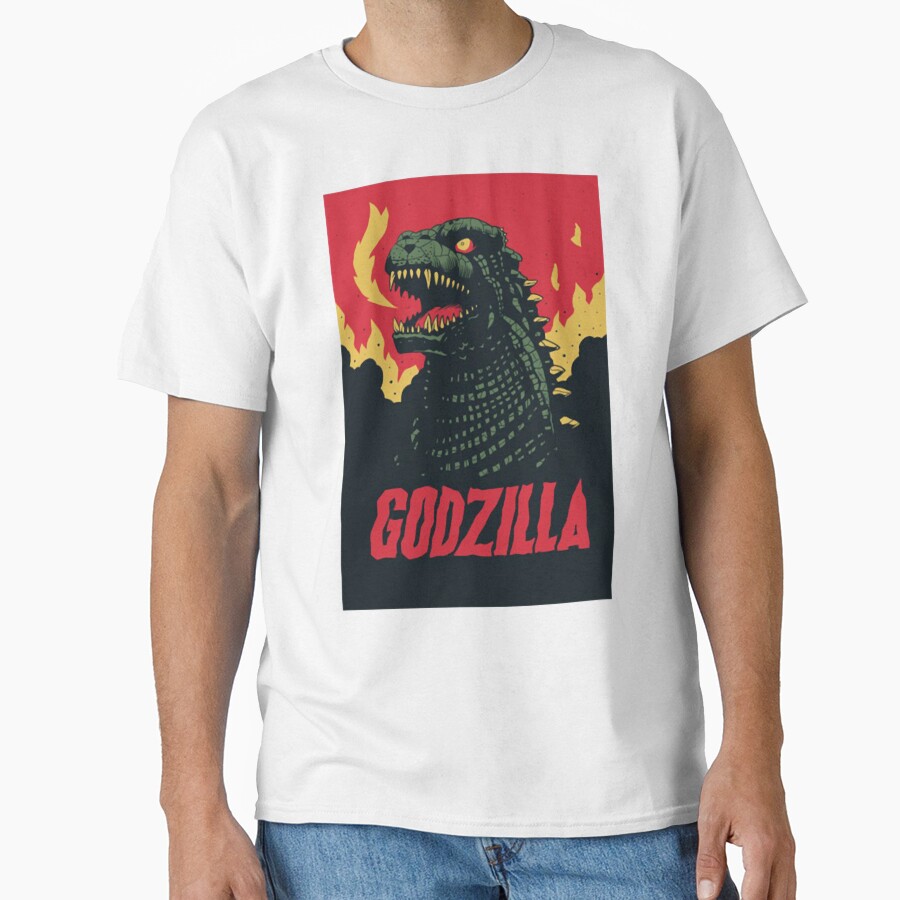 Raw Roaring Godzilla T-shirt - Image 2