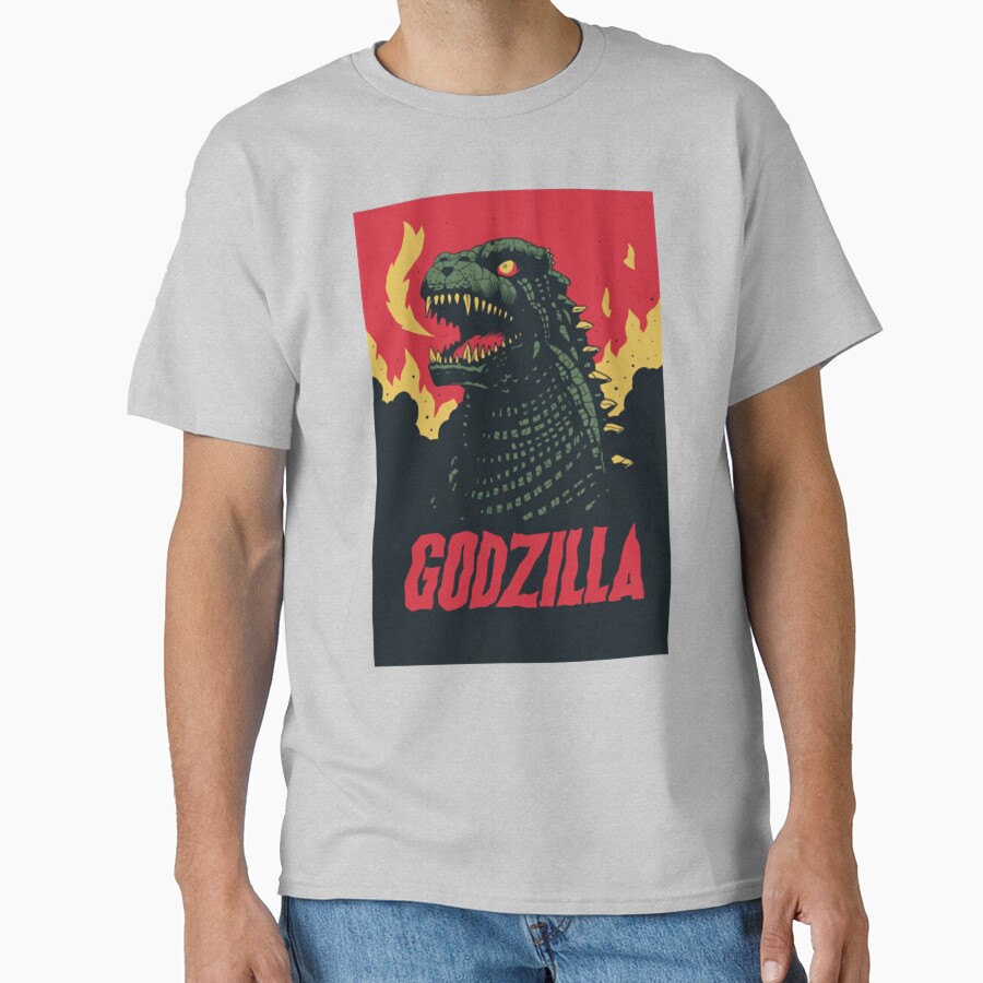 Raw Roaring Godzilla T-shirt - Image 3