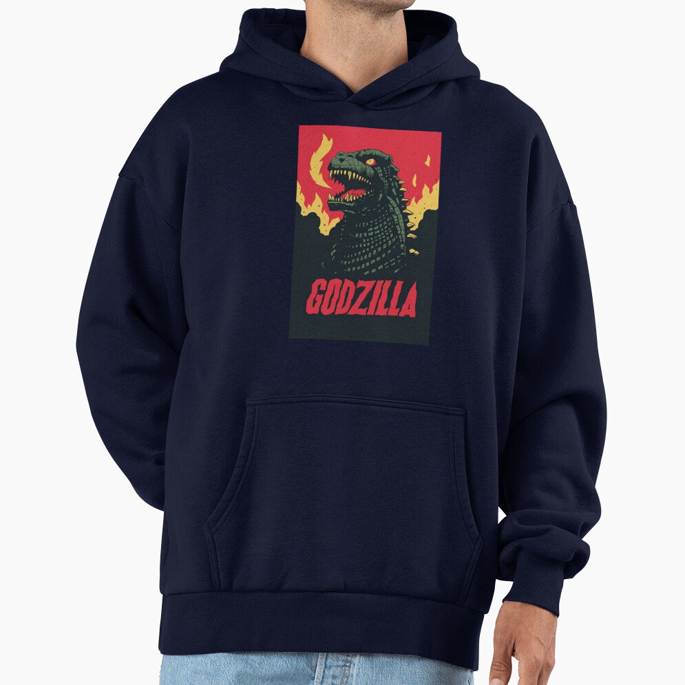 Raw Roaring Godzilla Hoodie - Image 5