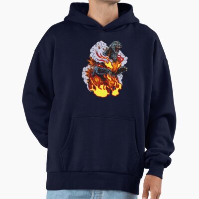 Legacy Of Monsters Burning Godzilla Hoodie