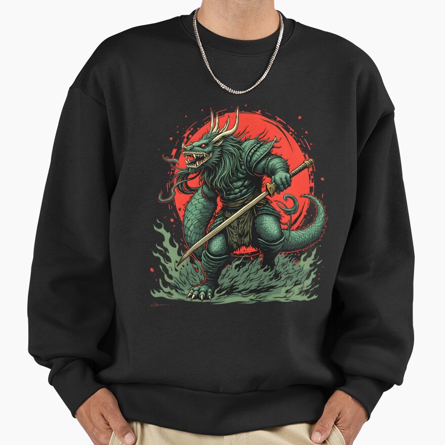 Mythical Dragon Warrior Sweatshirt