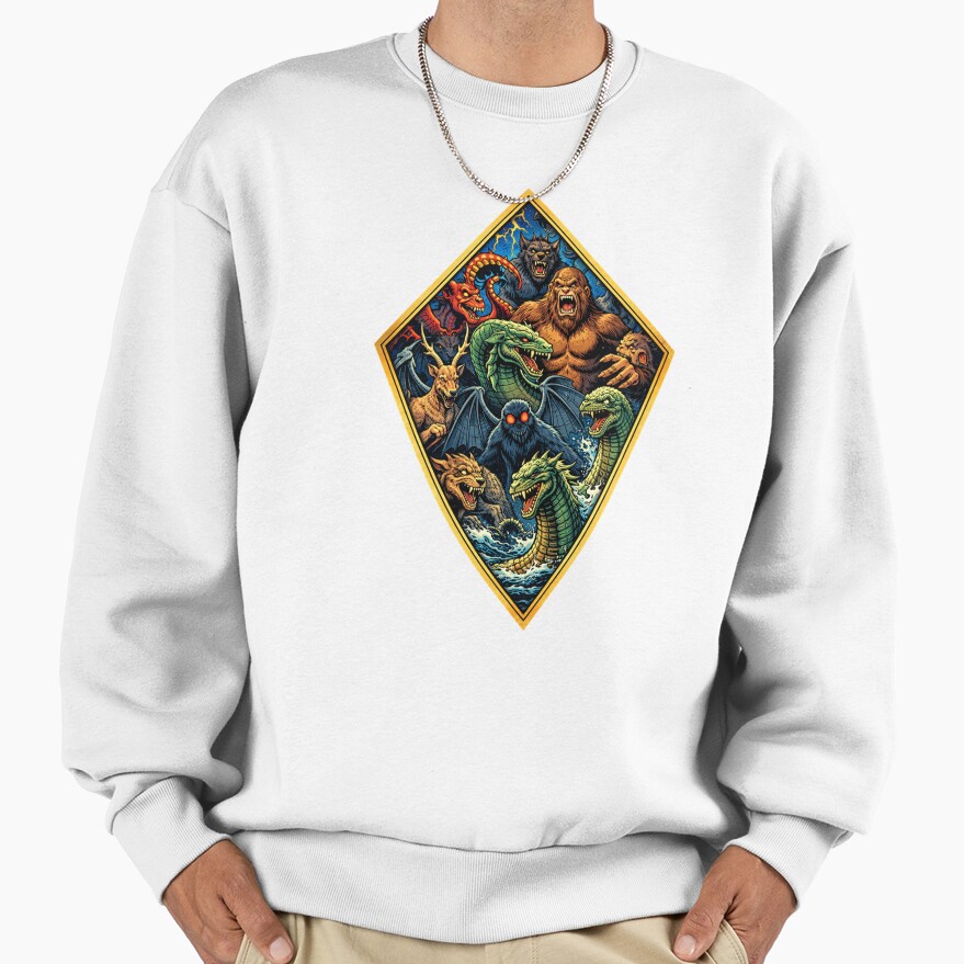 Cryptid Mashup Art Sweatshirt - Image 2