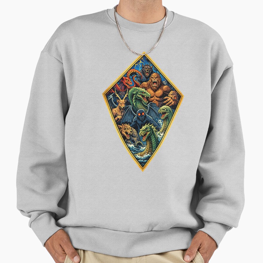 Cryptid Mashup Art Sweatshirt - Image 4