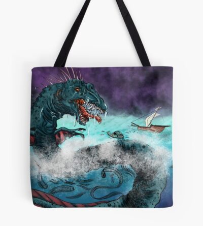Mythology Inspired Sea Of Monsters Tote Bag