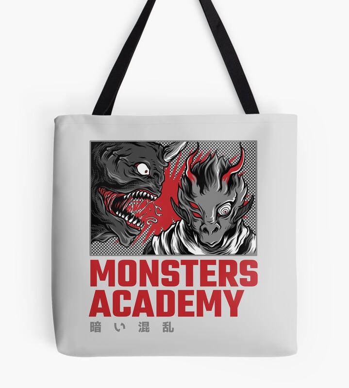 Monsters And Demons Tote Bag