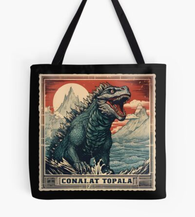Monarch Legacy Of Monsters Zilla Stamp Tote Bag