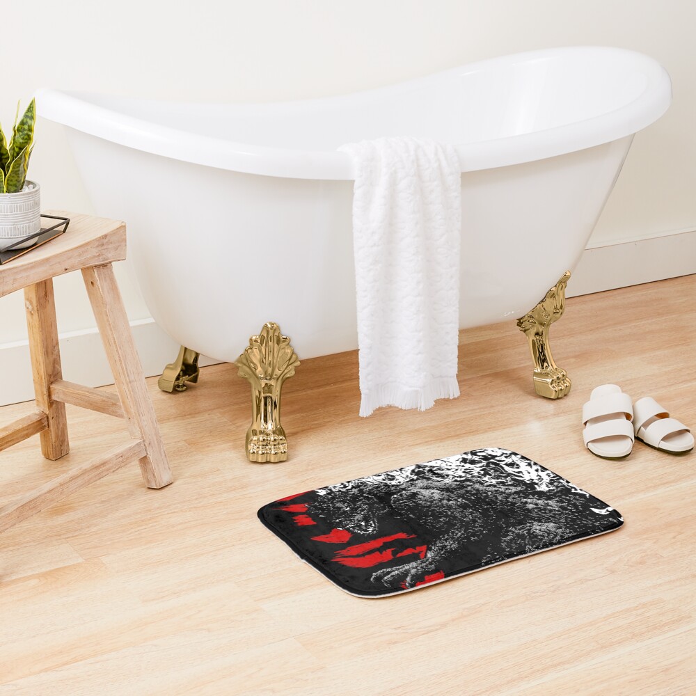 New Gojira Millenium Godzilla Shin Bath Mat - Image 2
