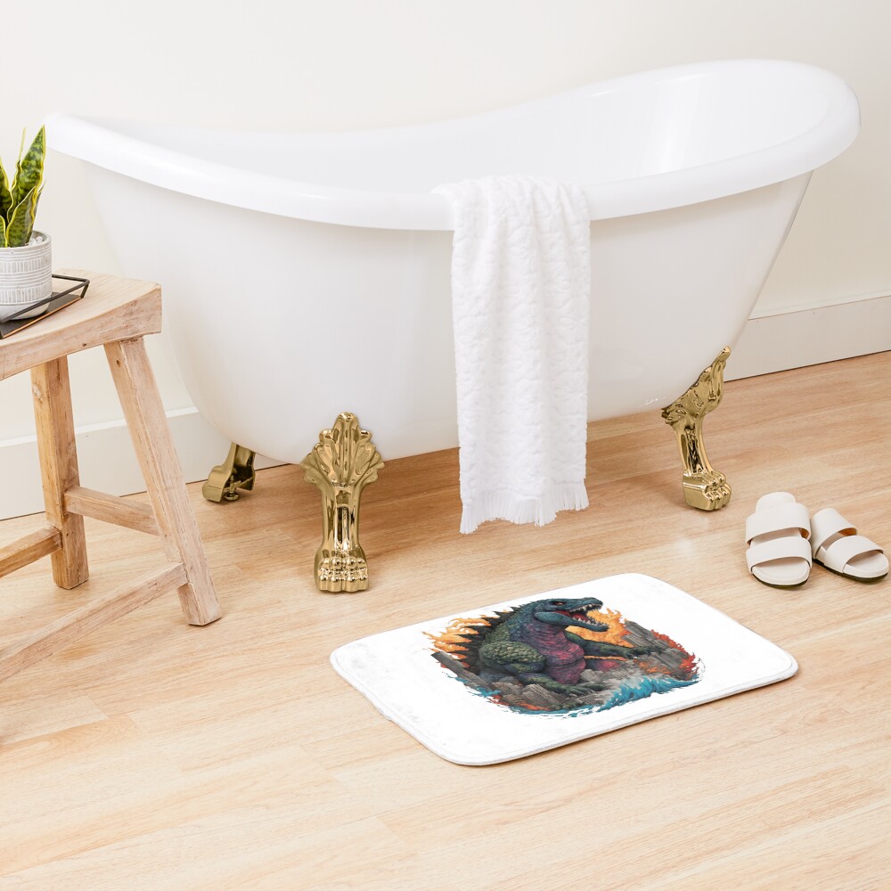 New Collection Godzilla Bath Mat - Image 2