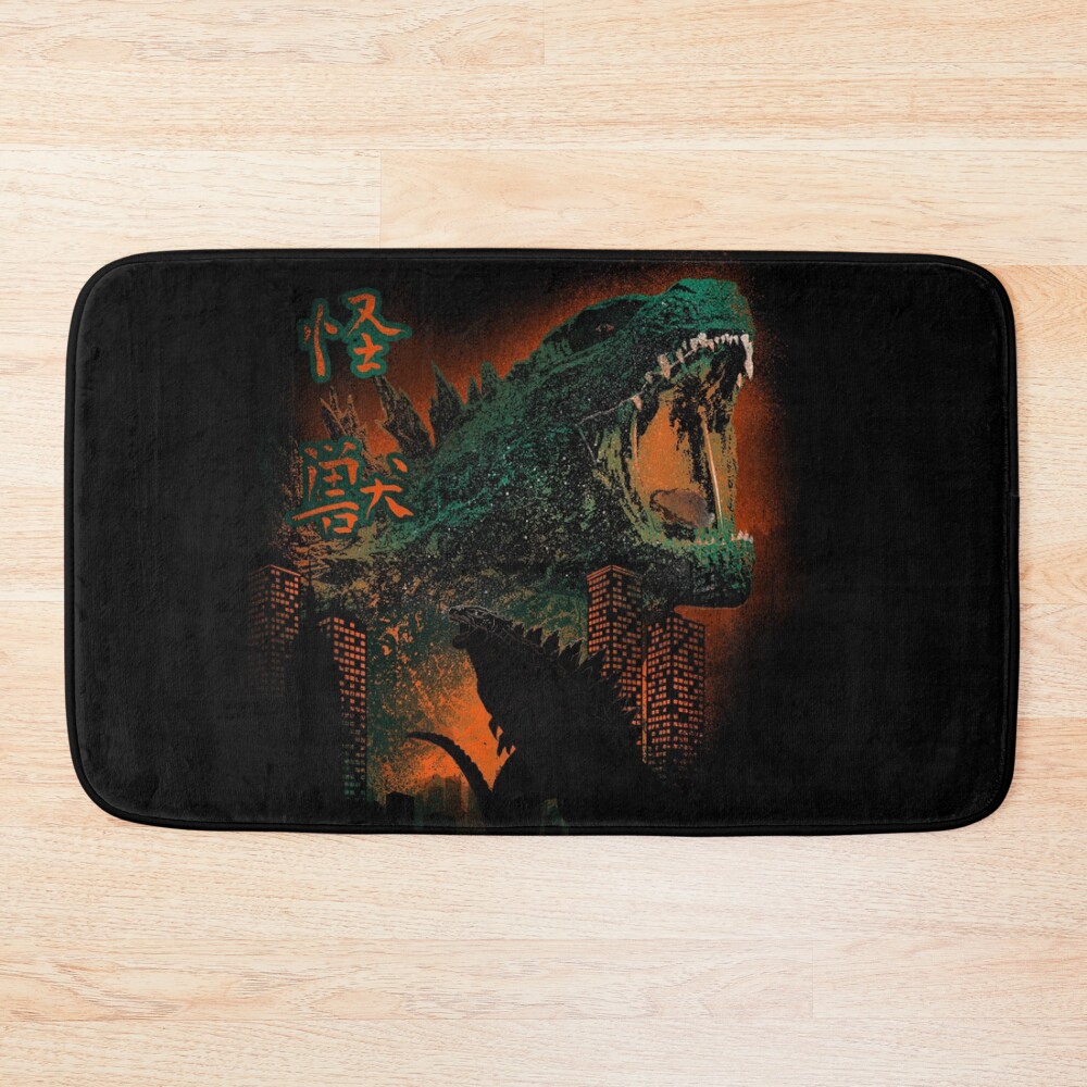 Prehistorik Kaiju Bath Mat