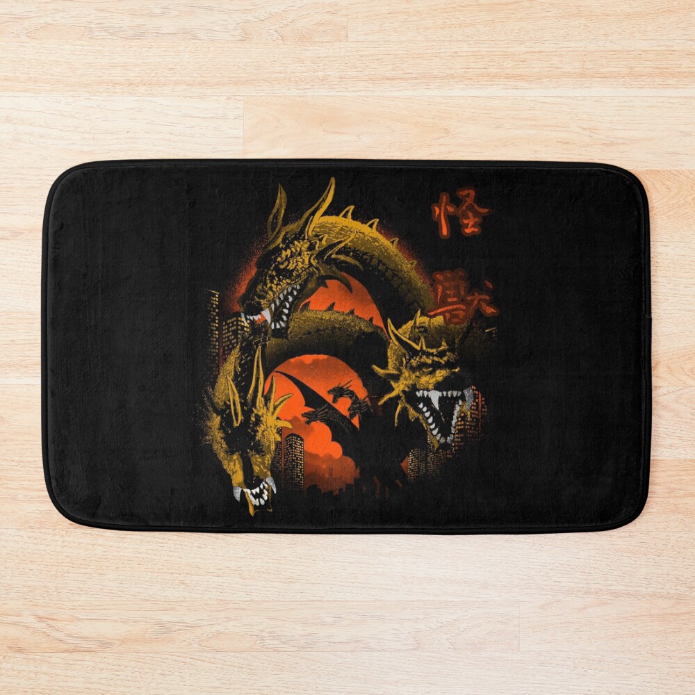 Monster Zero Kaiju Bath Mat