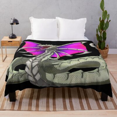 Legacy Of Monsters White Throw Blanket