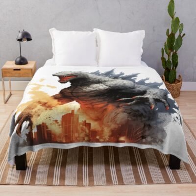 Monarch Legacy Of Monsters Godzilla Throw Blanket