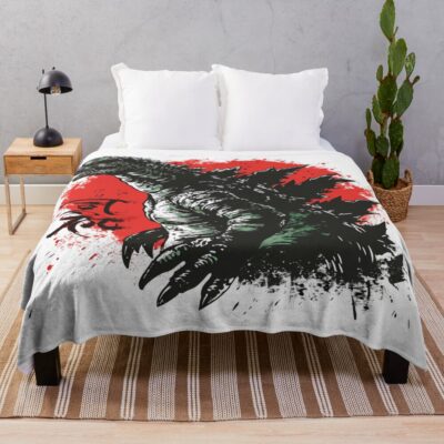 Legacy Of Monsters Kaiju In Tokyo Throw Blanket