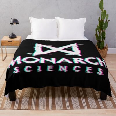 Monarch Sciences Glitch Throw Blanket
