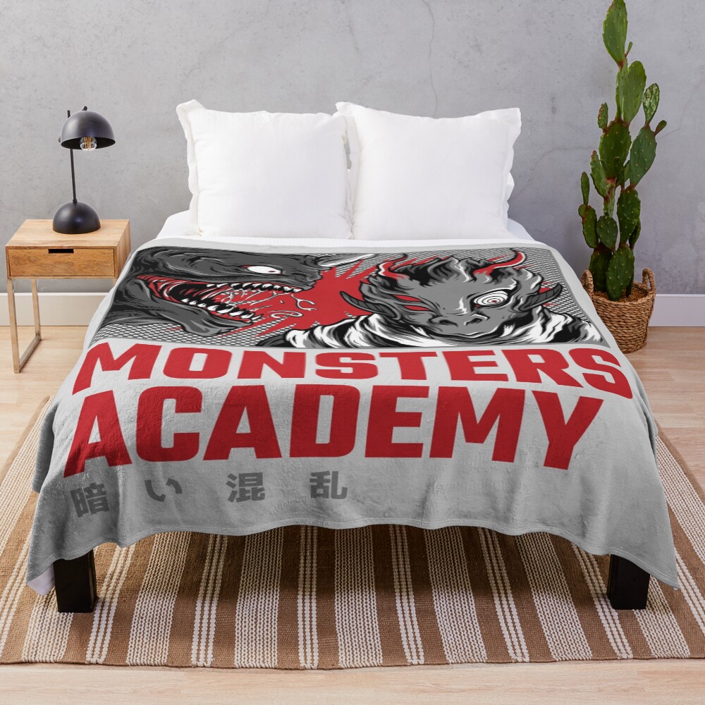 Monsters And Demons Throw Blanket