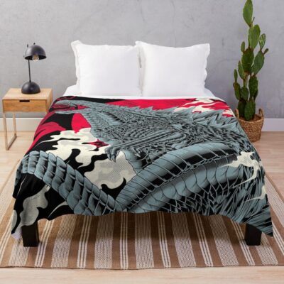 The King Of Monster Throw Blanket