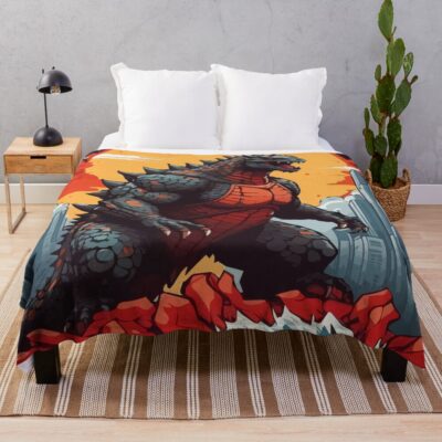 Monarch Legacy Of Monsters Logo Throw Blanket