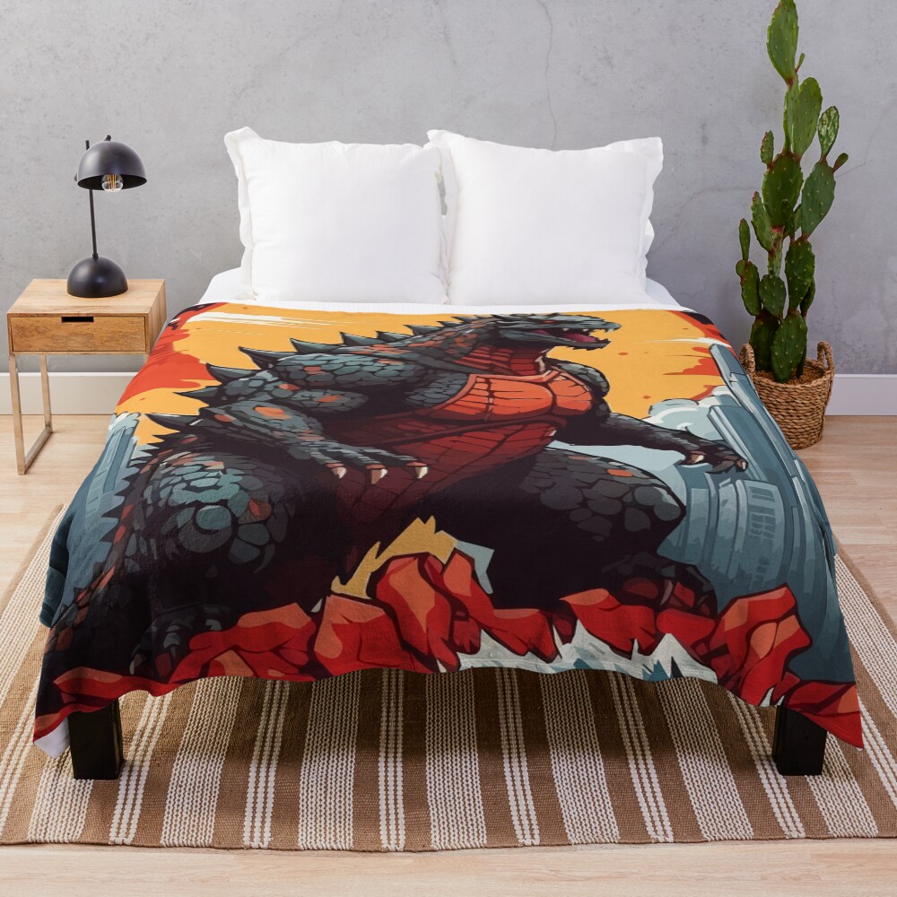 Monarch Legacy Of Monsters Logo Throw Blanket