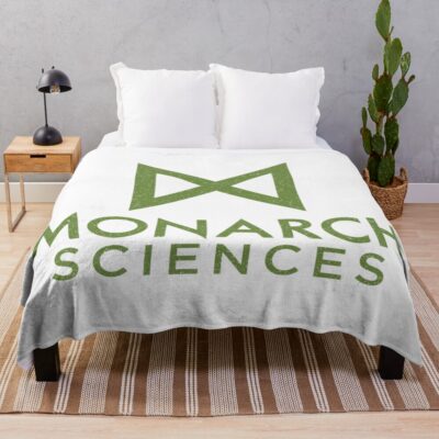 Monarch Sciences Green Throw Blanket