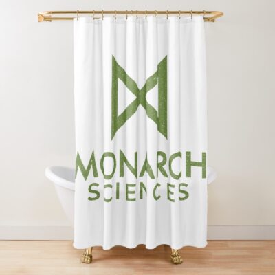 Monarch Sciences Green Shower Curtain