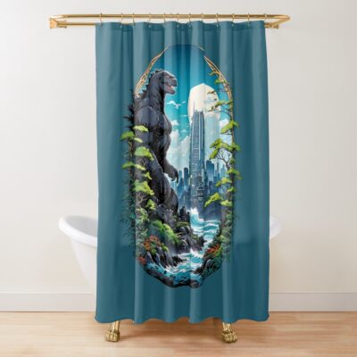 Monarch Legacy Of Monsters Godzilla Water Shower Curtain