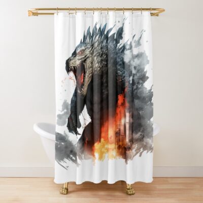 Hot Legacy Of Monsters Godzilla Shower Curtain