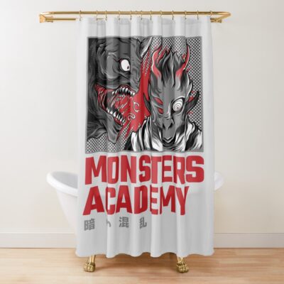 Monsters And Demons Shower Curtain