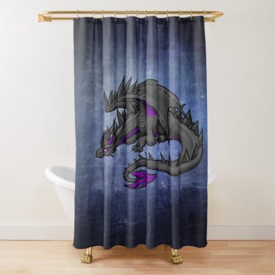 Legacy Of Monsters Shadow Dragon Shower Curtain