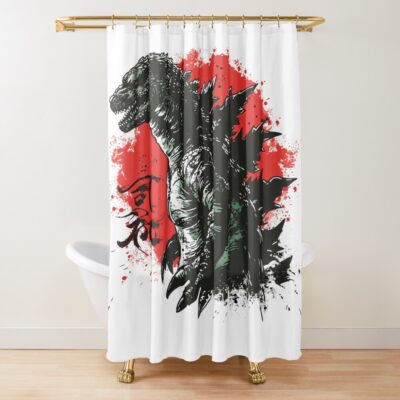 Legacy Of Monsters Kaiju In Tokyo Shower Curtain