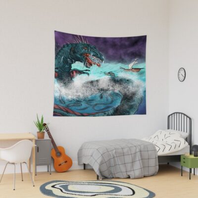 Mythology Inspired Sea Of Monsters Tapestry