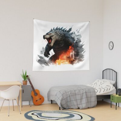 Hot Legacy Of Monsters Godzilla Tapestry