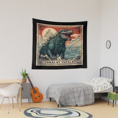 Monarch Legacy Of Monsters Zilla Stamp Tapestry