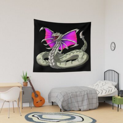 Legacy Of Monsters White Tapestry