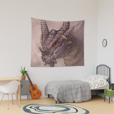 Wrathion The Black Prince Black Dragon Tapestry
