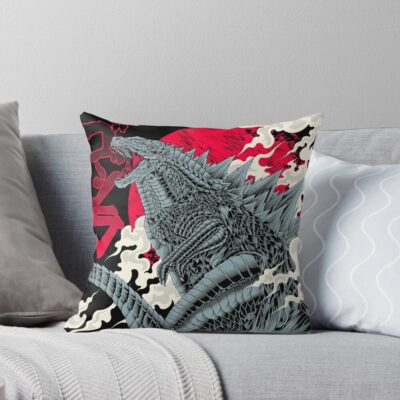 The King Of Monster Throw Pillow